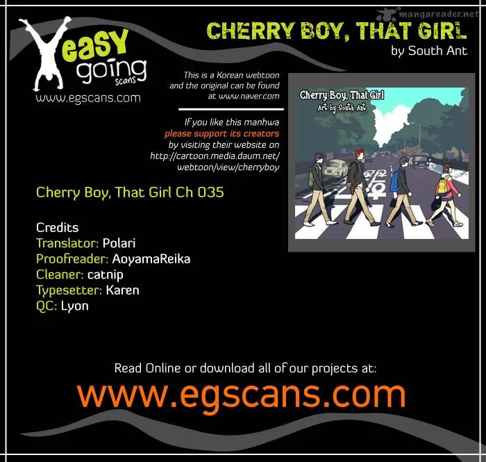 Cherry Boy, That Girl Chapter 35 page 1