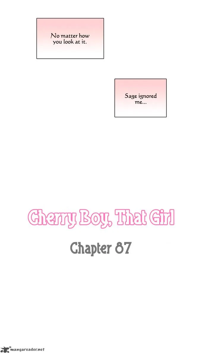 Cherry Boy, That Girl Chapter 87 page 3