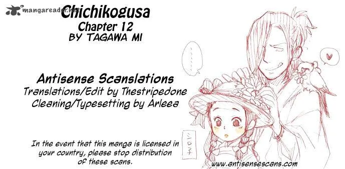 Chichikogusa Chapter 12 page 1