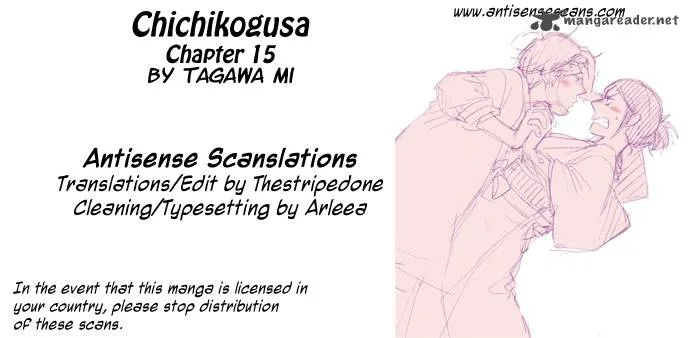 Chichikogusa Chapter 15 page 1