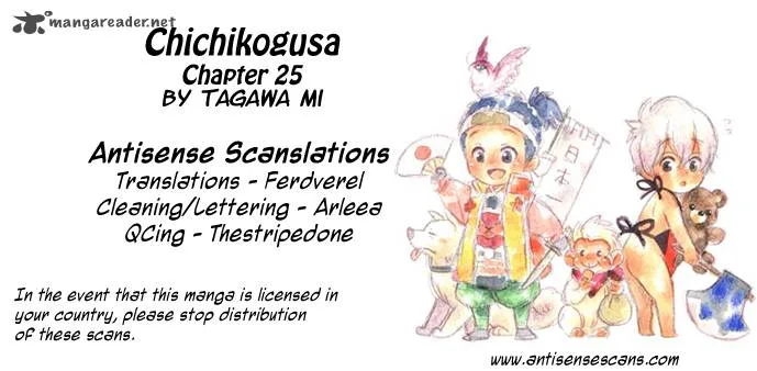 Chichikogusa Chapter 25 page 1