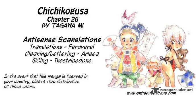 Chichikogusa Chapter 26 page 1