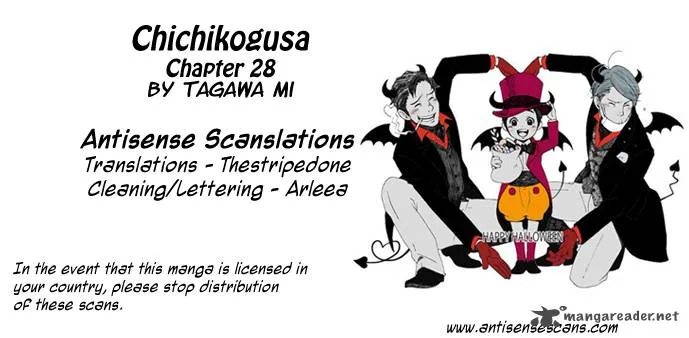 Chichikogusa Chapter 28 page 1