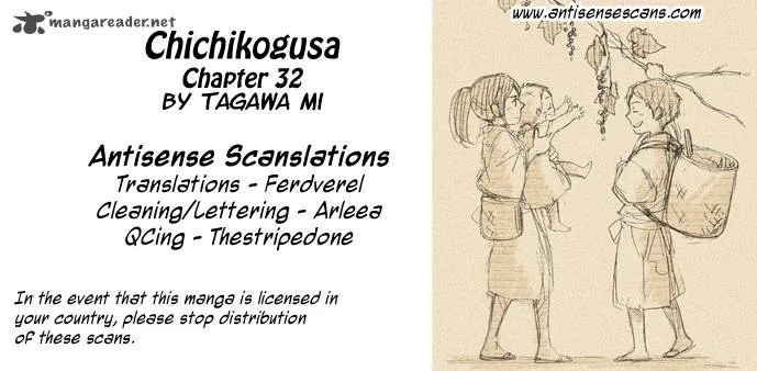 Chichikogusa Chapter 32 page 1