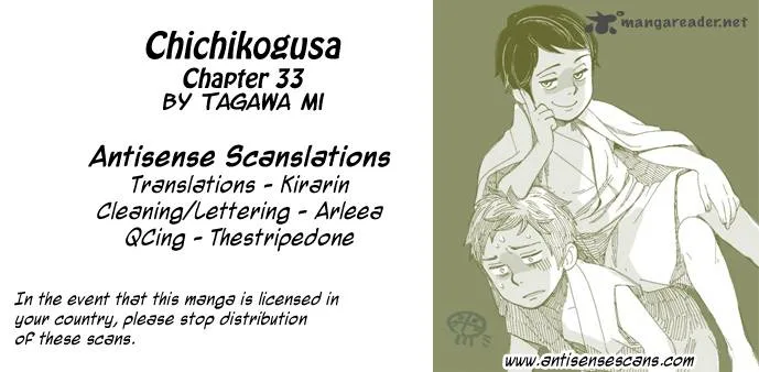 Chichikogusa Chapter 33 page 1