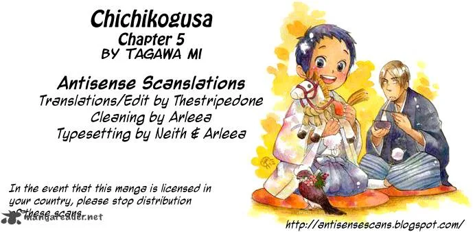 Chichikogusa Chapter 5 page 1