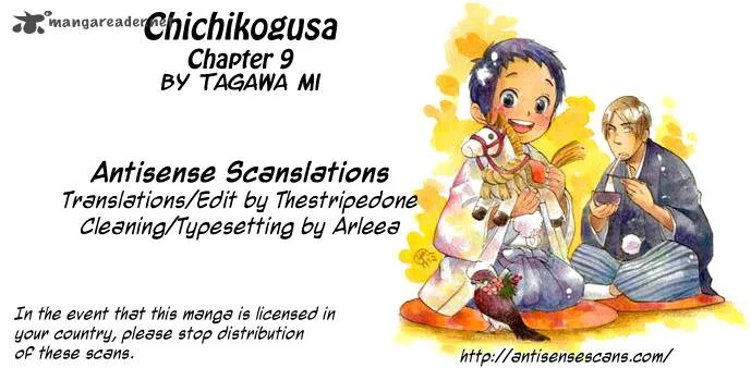 Chichikogusa Chapter 9 page 1