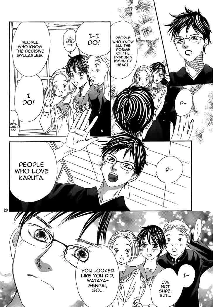 Chihayafuru Chapter 140 page 20