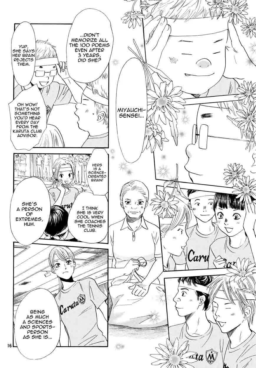 Chihayafuru Chapter 157 page 16