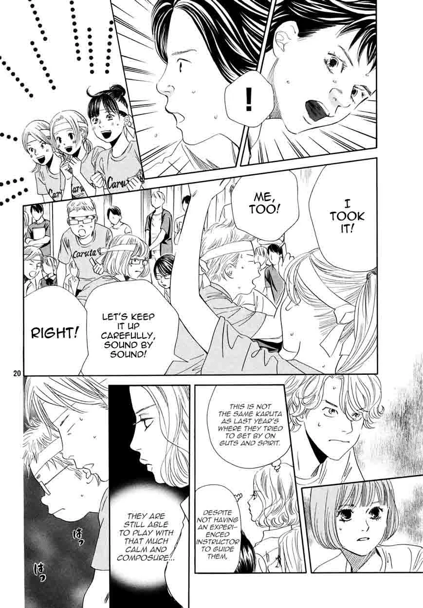 Chihayafuru Chapter 158 page 20
