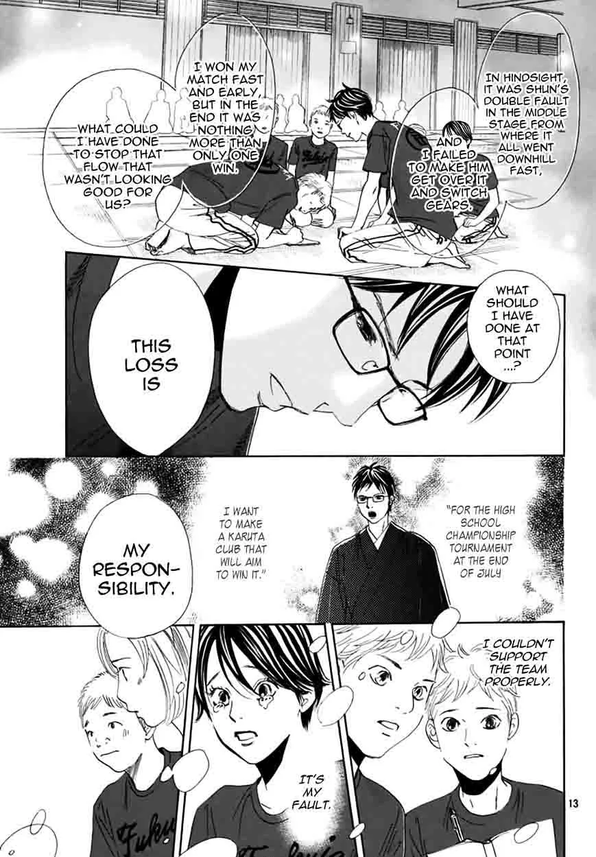 Chihayafuru Chapter 160 page 11