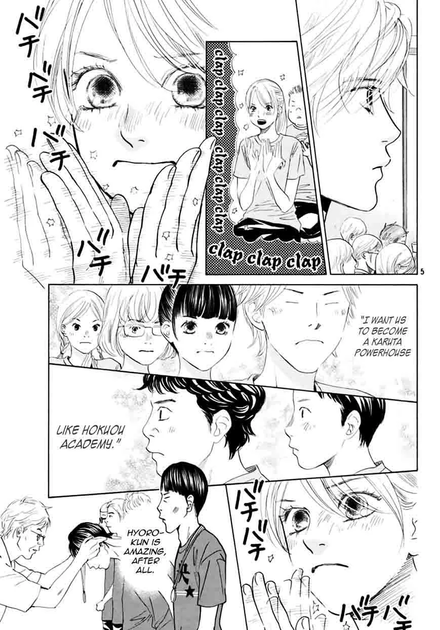 Chihayafuru Chapter 165 page 5