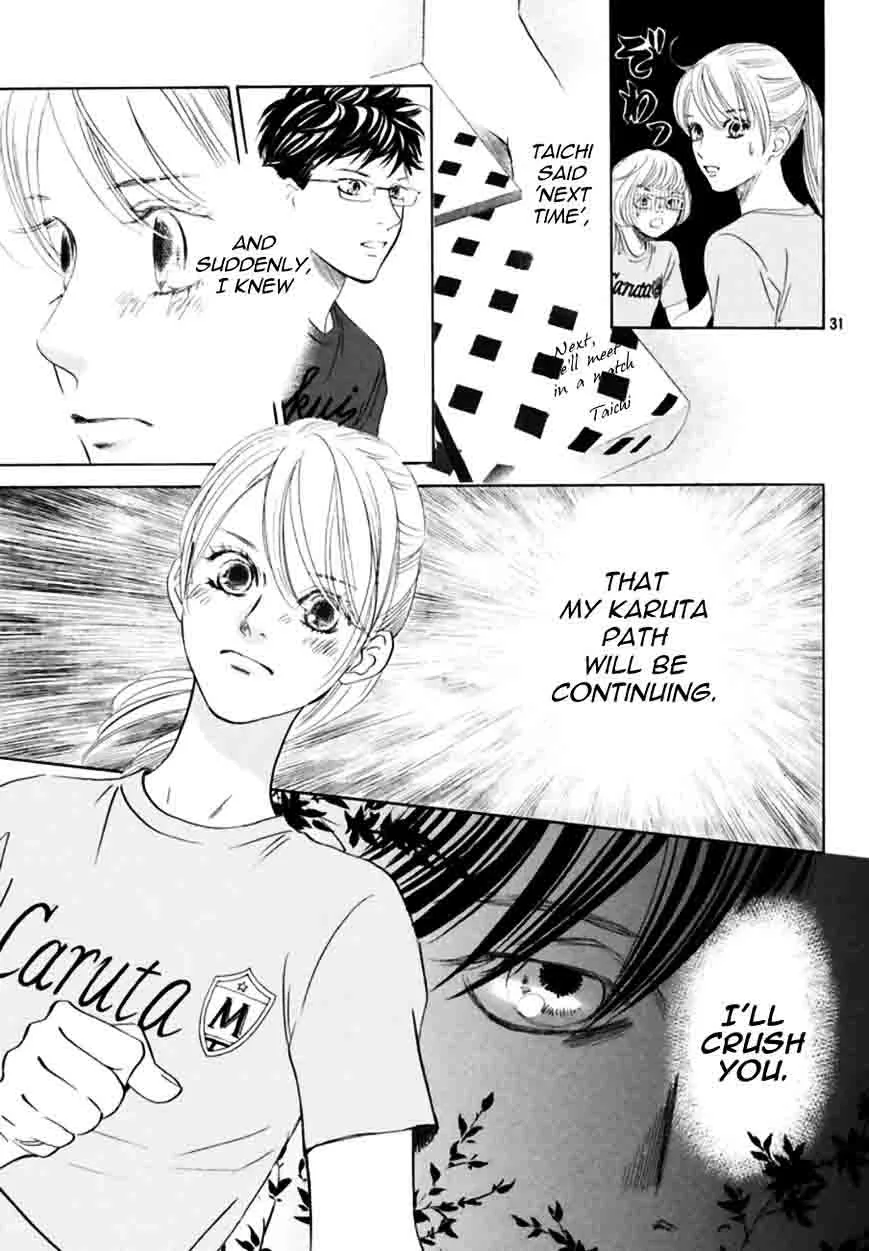 Chihayafuru Chapter 166 page 31