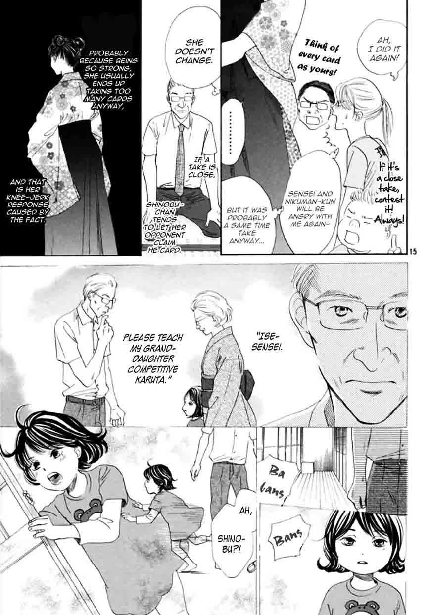 Chihayafuru Chapter 167 page 15