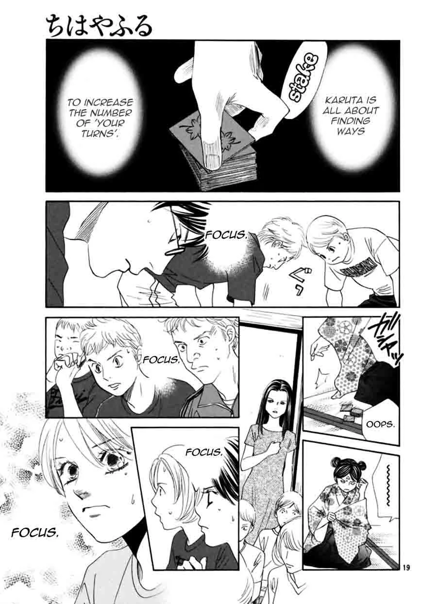 Chihayafuru Chapter 172 page 19