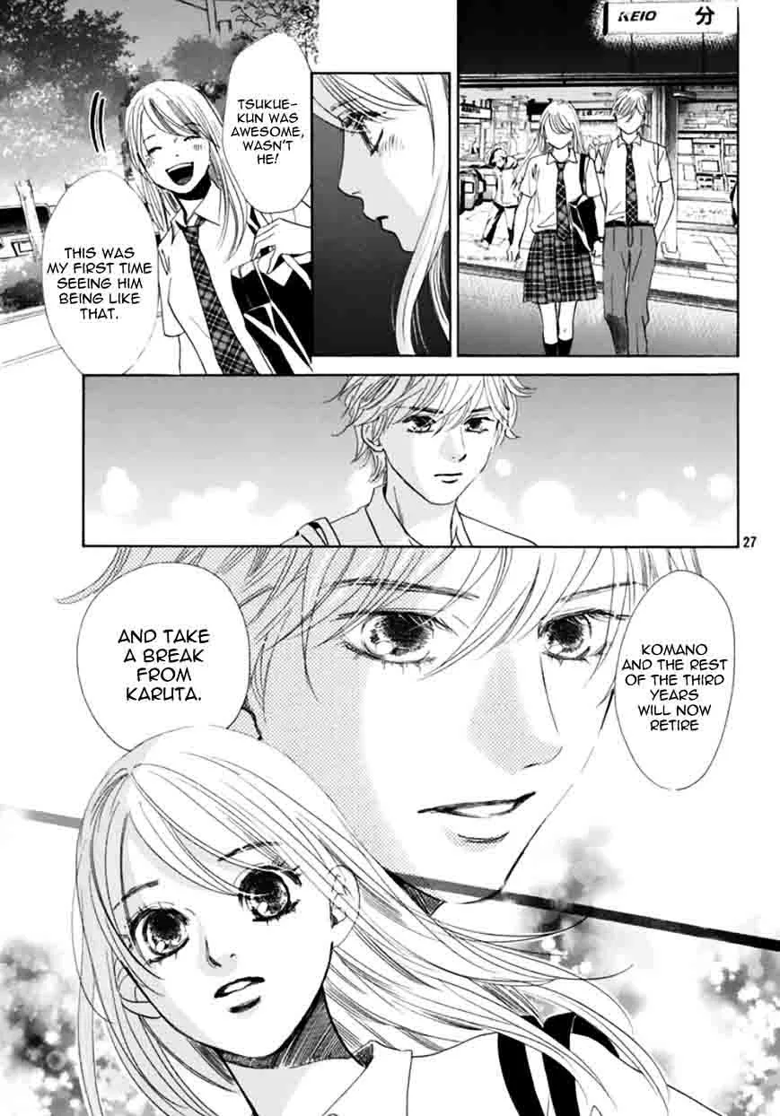 Chihayafuru Chapter 174 page 28