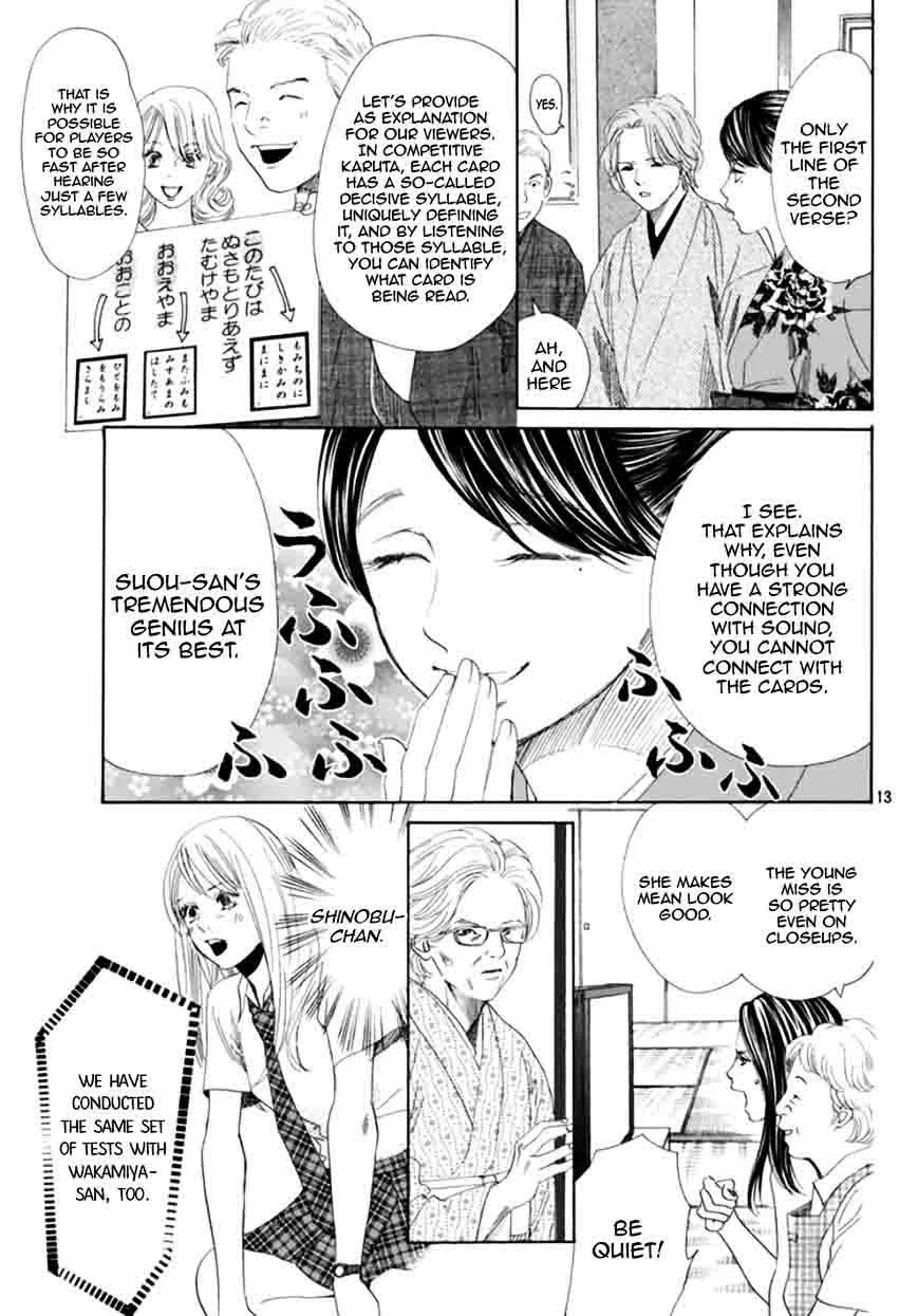 Chihayafuru Chapter 175 page 12