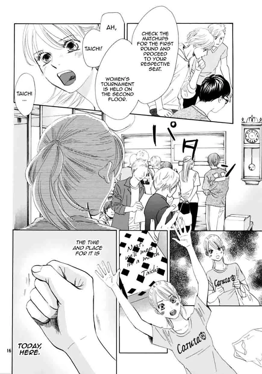 Chihayafuru Chapter 179 page 16