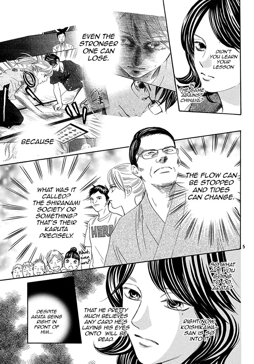 Chihayafuru Chapter 187 page 5