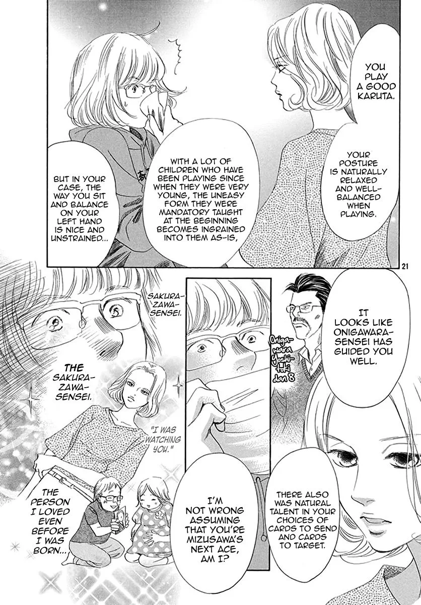 Chihayafuru Chapter 190 page 20