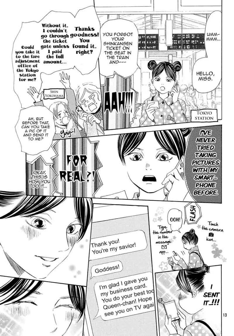Chihayafuru Chapter 196 page 13