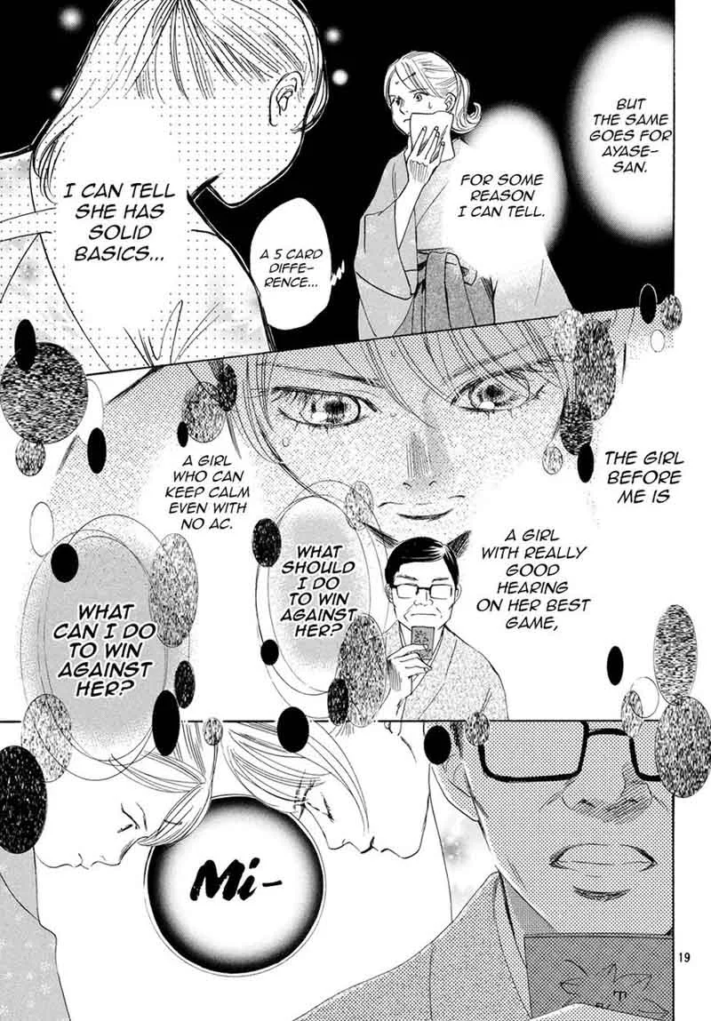 Chihayafuru Chapter 196 page 19