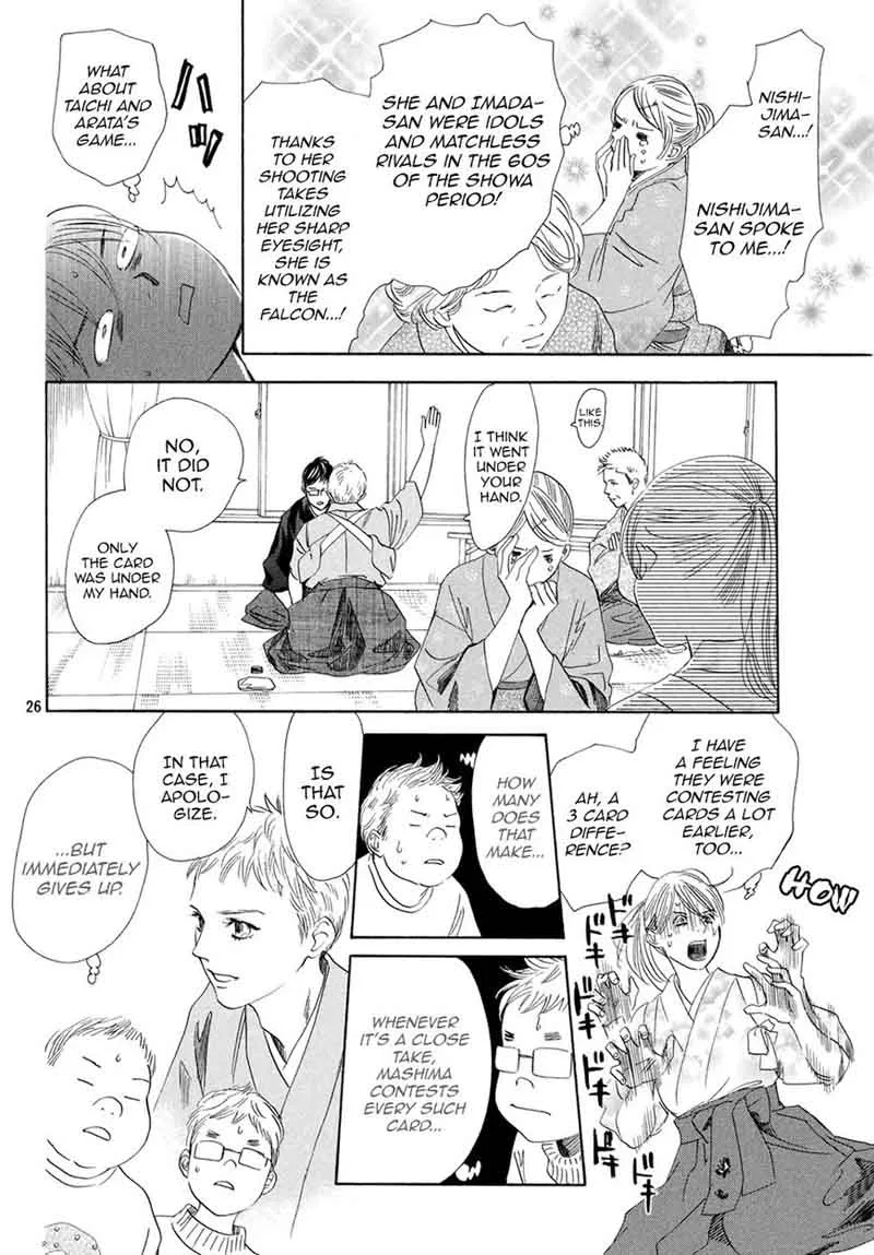 Chihayafuru Chapter 196 page 26