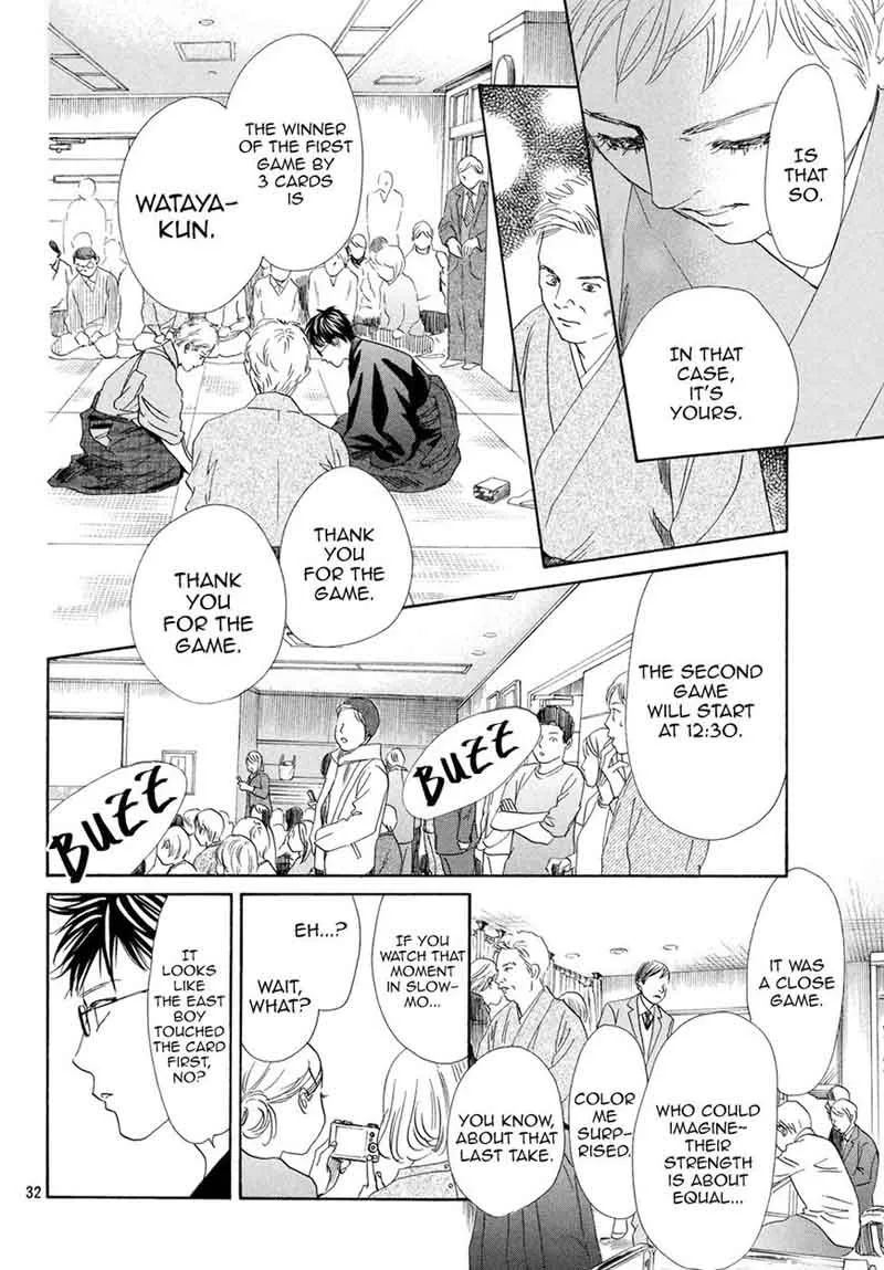 Chihayafuru Chapter 196 page 32