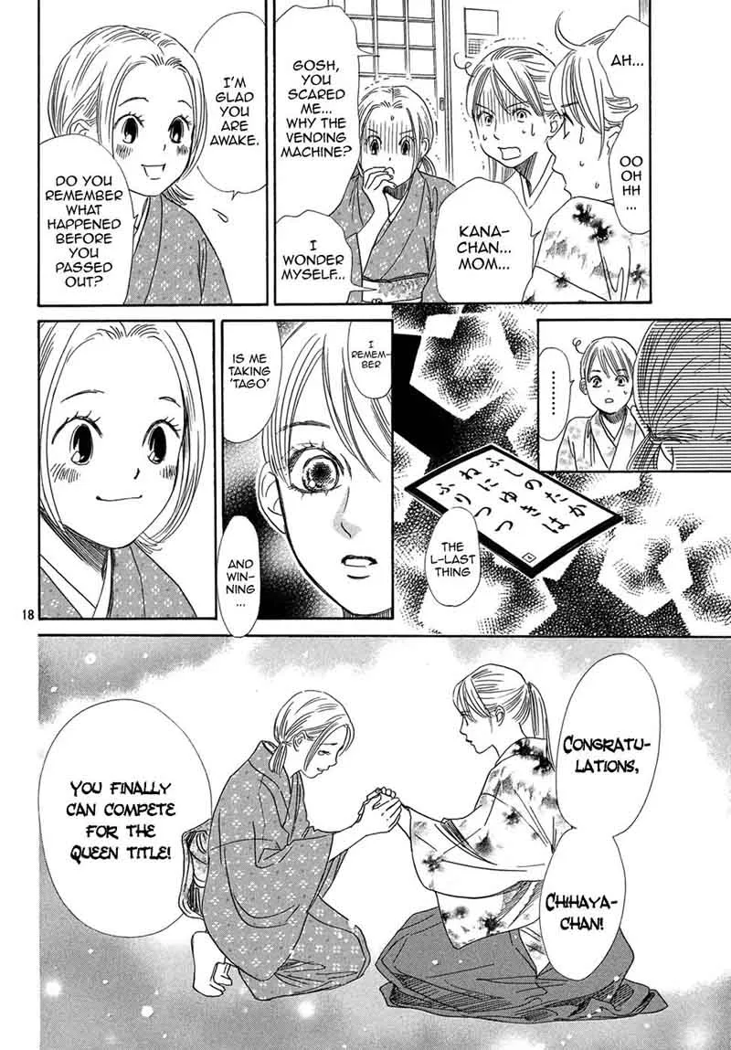 Chihayafuru Chapter 204 page 18