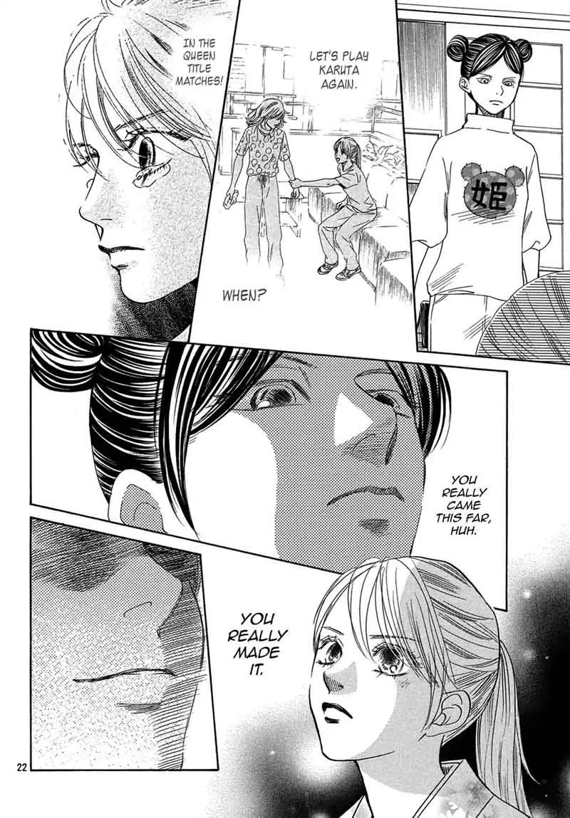 Chihayafuru Chapter 204 page 22