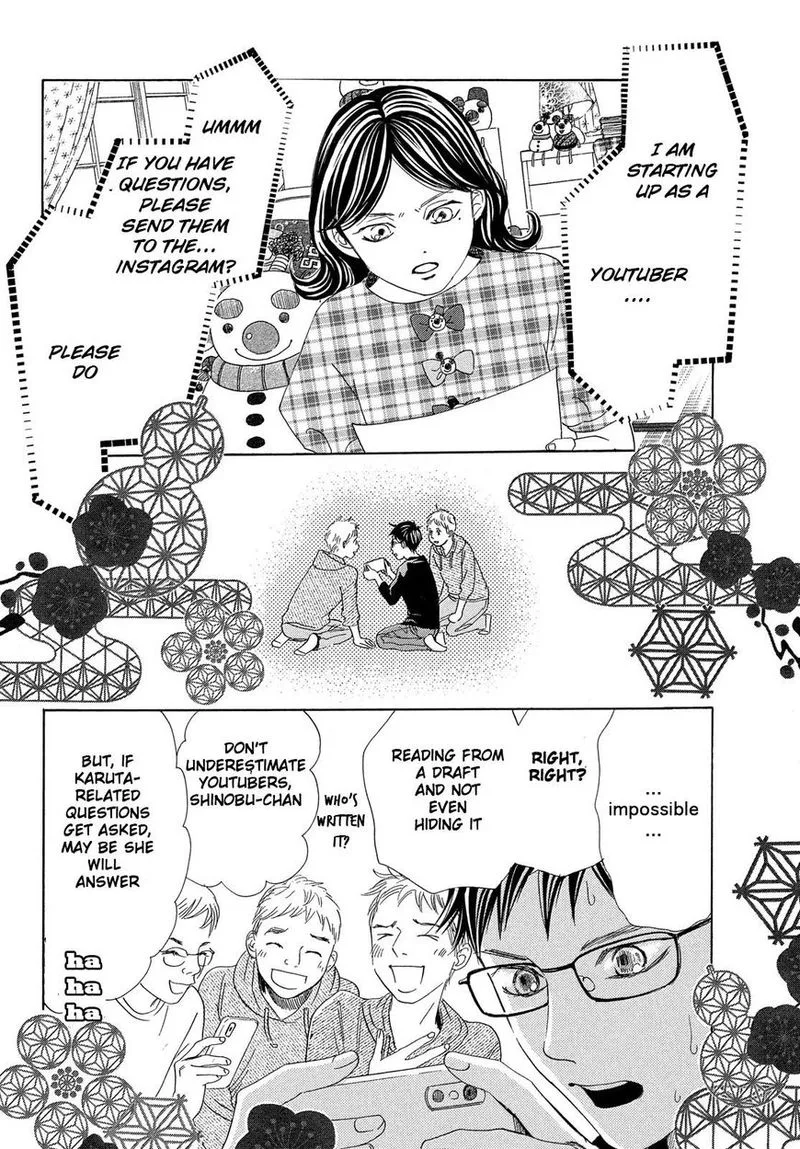 Chihayafuru Chapter 208 page 13