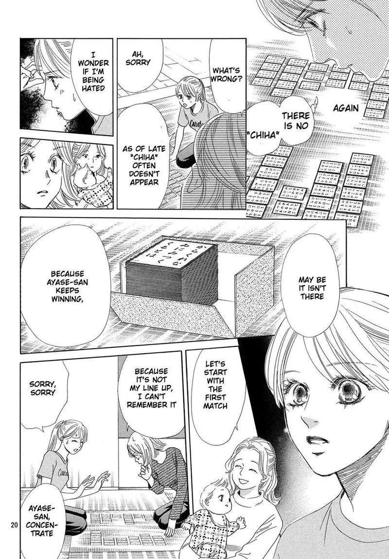 Chihayafuru Chapter 208 page 21
