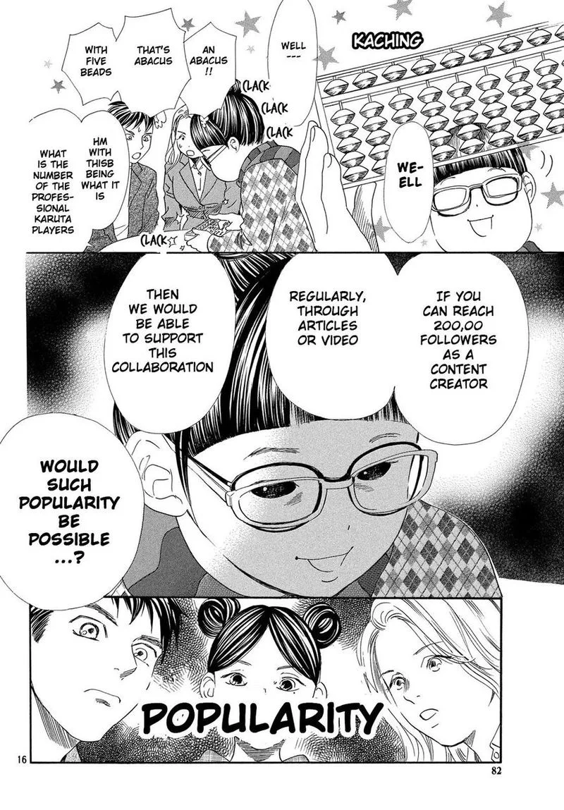 Chihayafuru Chapter 210 page 17