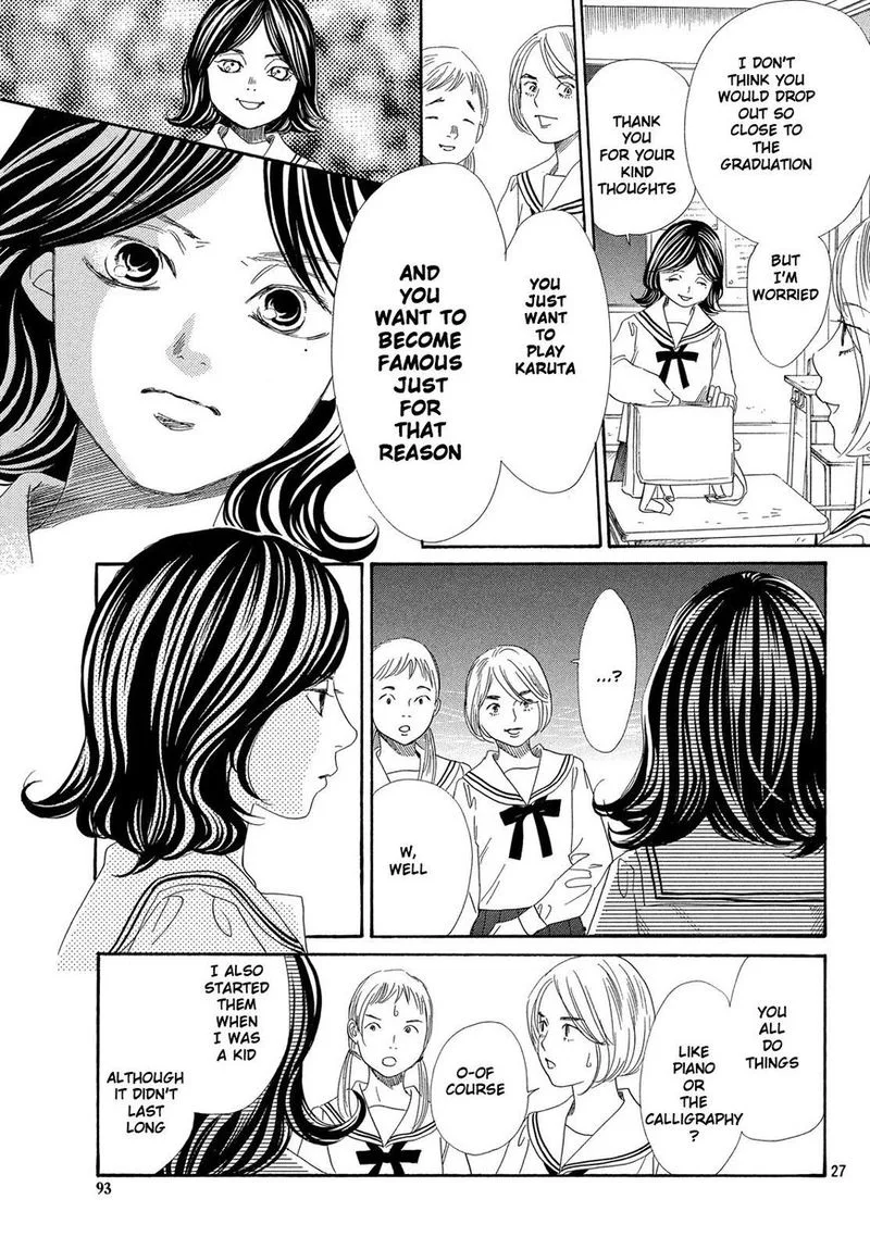 Chihayafuru Chapter 210 page 28