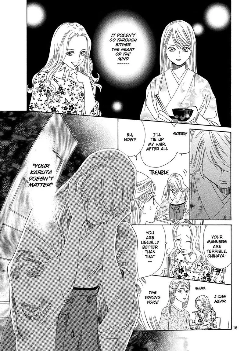 Chihayafuru Chapter 213 page 17