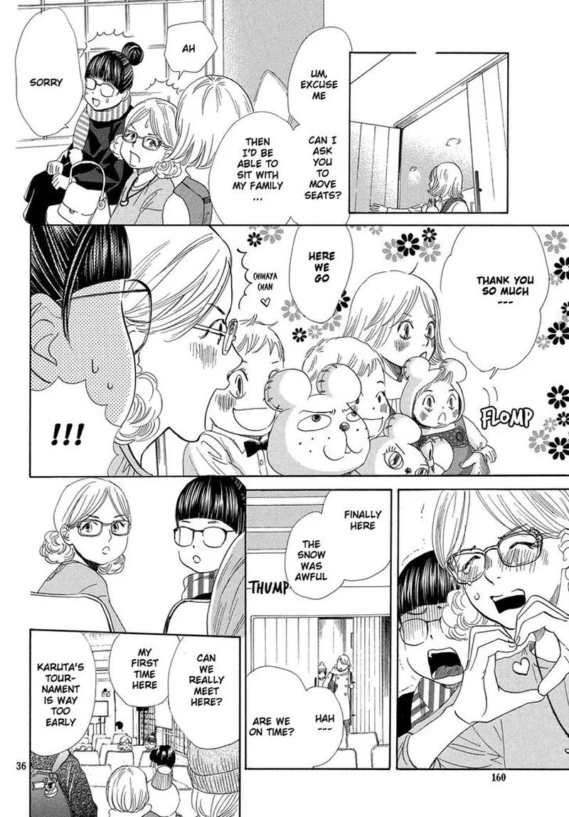Chihayafuru Chapter 217 page 34