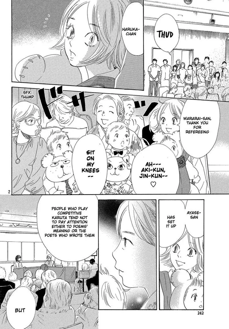 Chihayafuru Chapter 222 page 3