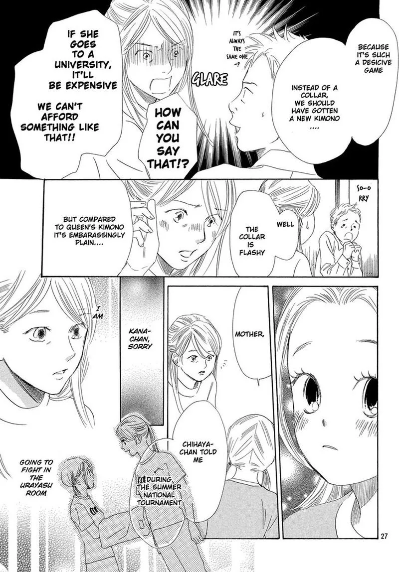 Chihayafuru Chapter 222 page 28