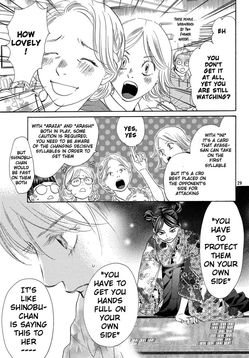 Chihayafuru Chapter 223 page 29