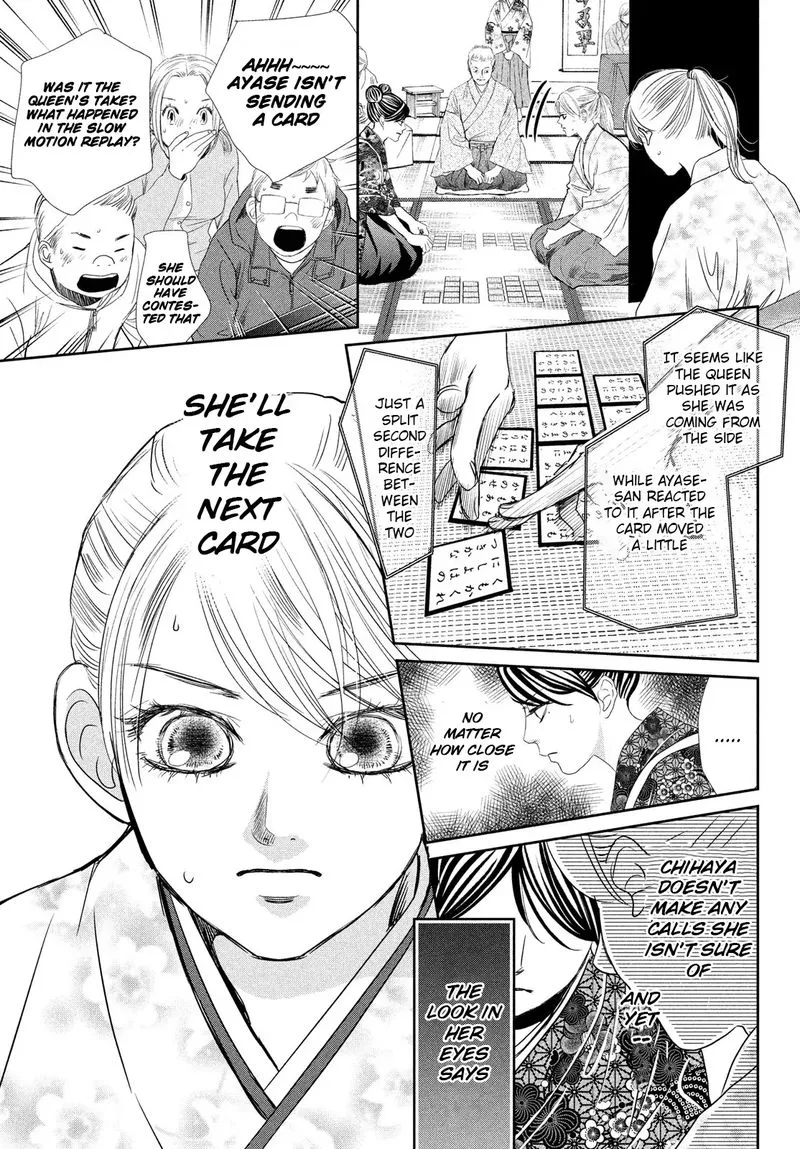 Chihayafuru Chapter 232 page 22