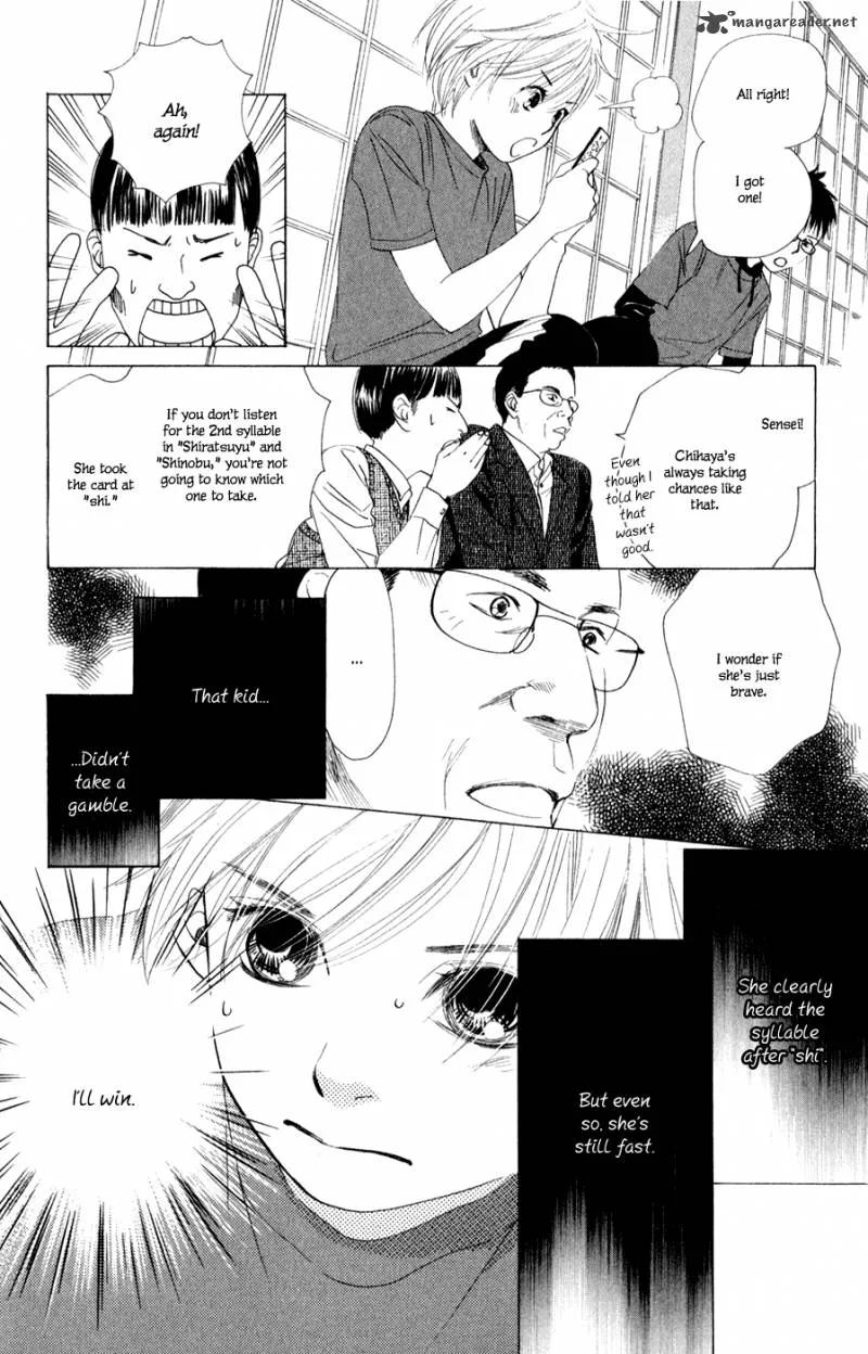 Chihayafuru Chapter 5 page 28