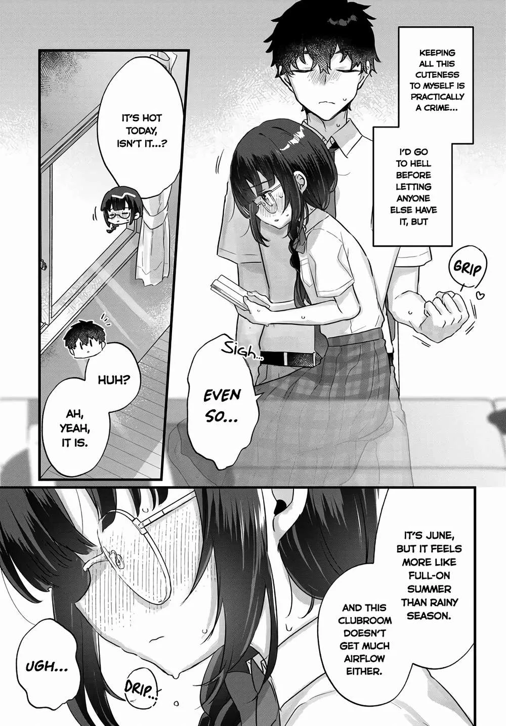 Chiisakute Kawaii Bungeibu no Chiteki na Senpai o, Hiza no Ue ni Nosetara Mainichi Suwattekuru you ni natta Chapter 2.2 page 4