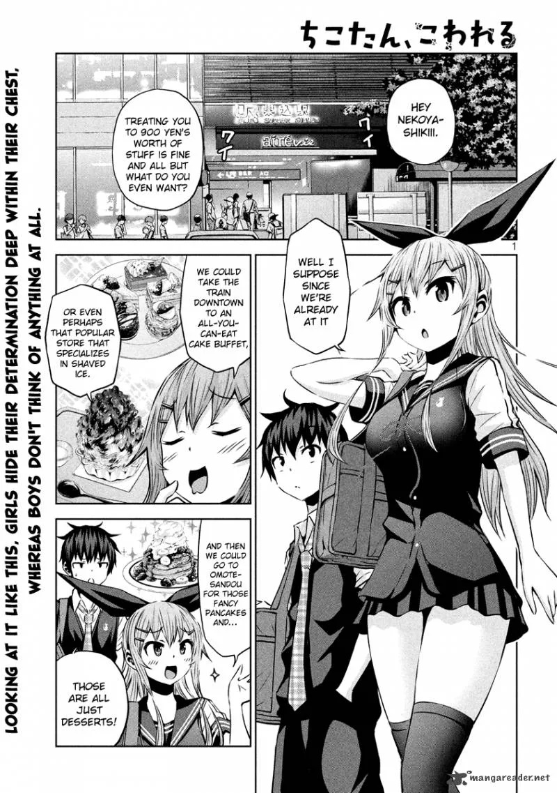 Chikotan, Kowareru Chapter 13 page 1