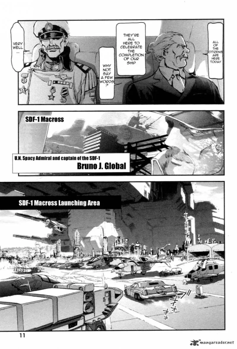 Choujikuu Yousai Macross the First Chapter 1 page 12