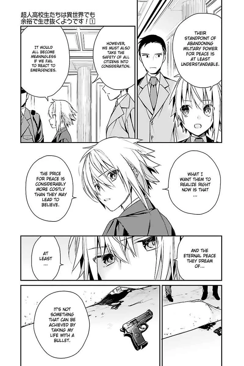 Choujin Koukousei-tachi wa Isekai demo Yoyuu de Ikinuku you desu! Chapter 1 page 15