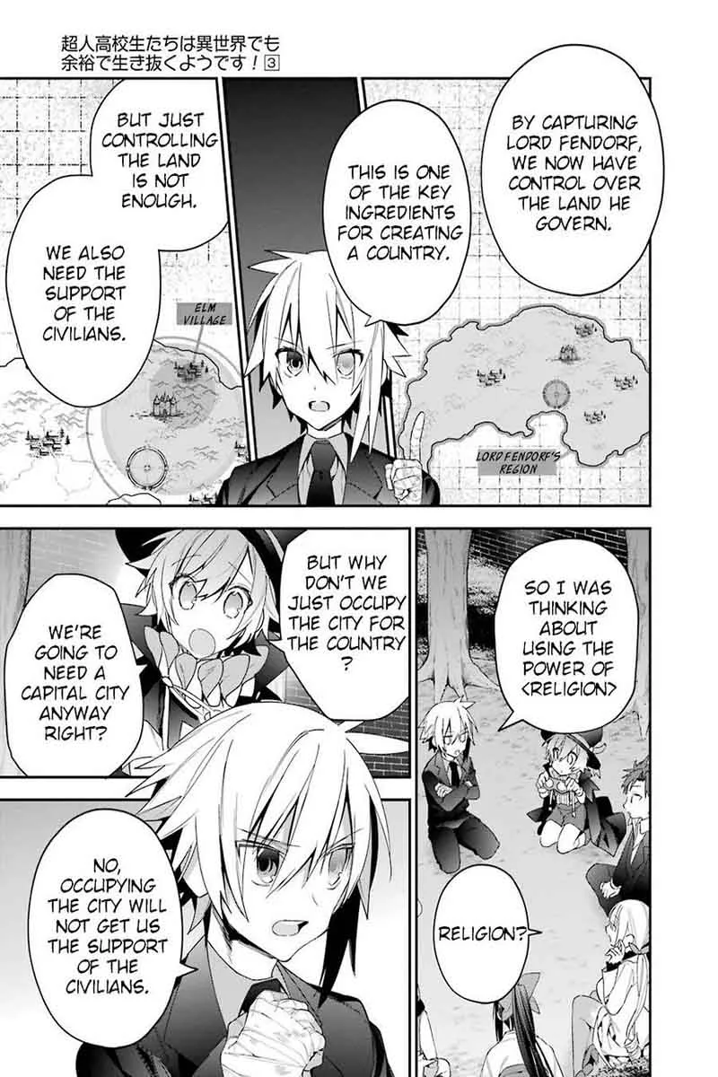 Choujin Koukousei-tachi wa Isekai demo Yoyuu de Ikinuku you desu! Chapter 18 page 7