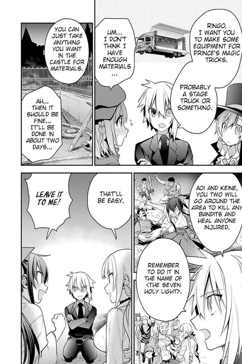 Choujin Koukousei-tachi wa Isekai demo Yoyuu de Ikinuku you desu! Chapter 18 page 12