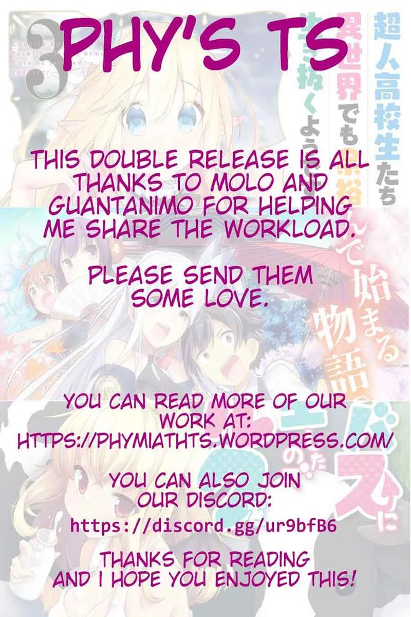 Choujin Koukousei-tachi wa Isekai demo Yoyuu de Ikinuku you desu! Chapter 19 page 21