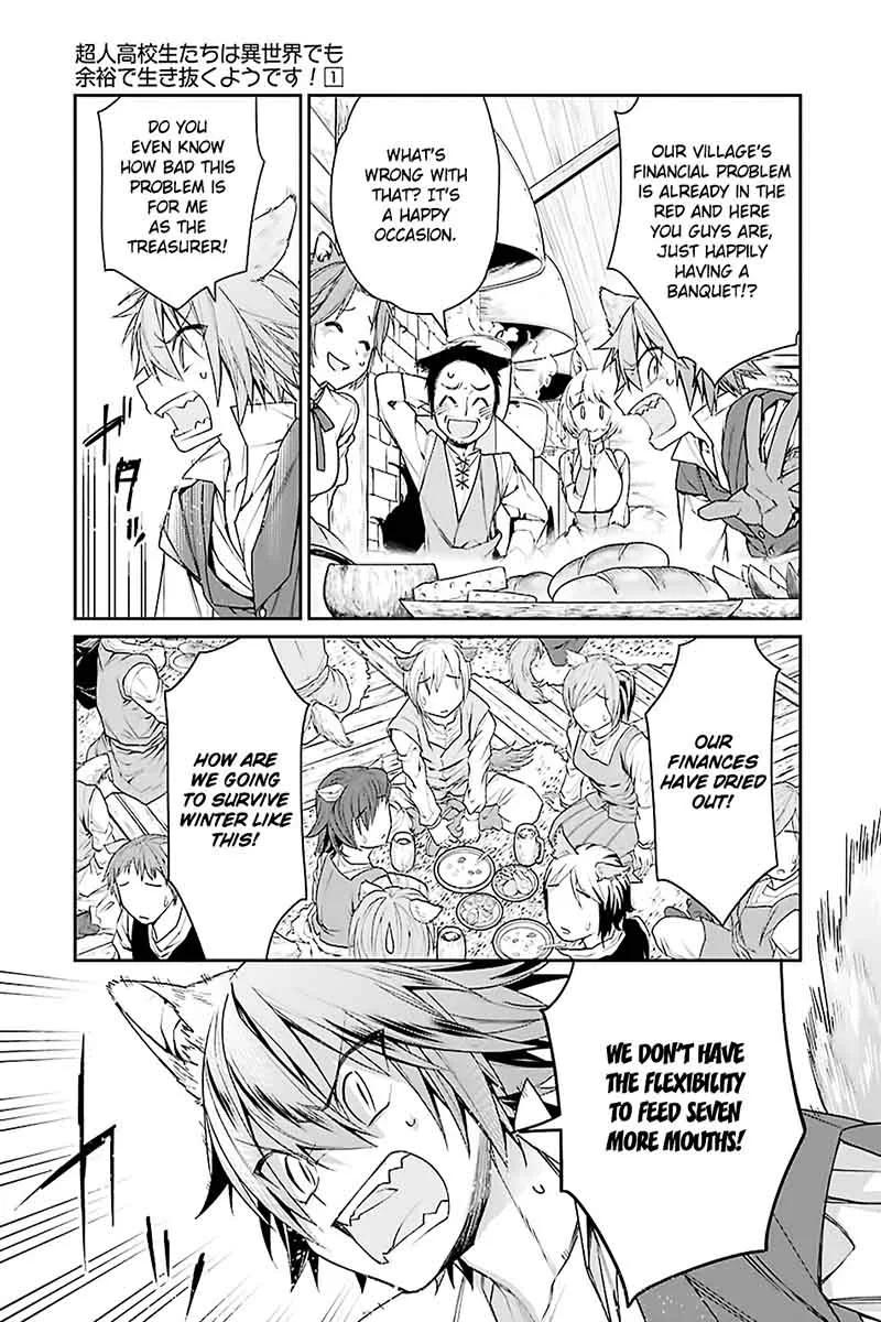 Choujin Koukousei-tachi wa Isekai demo Yoyuu de Ikinuku you desu! Chapter 3 page 9