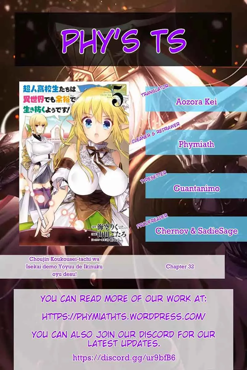 Choujin Koukousei-tachi wa Isekai demo Yoyuu de Ikinuku you desu! Chapter 32 page 24